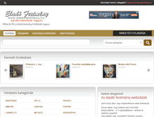 Tablet Screenshot of eladofestmeny.hu
